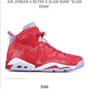 AIR JORDAN 6 RETRO X SLAM DUNK “SLAM DUNK “